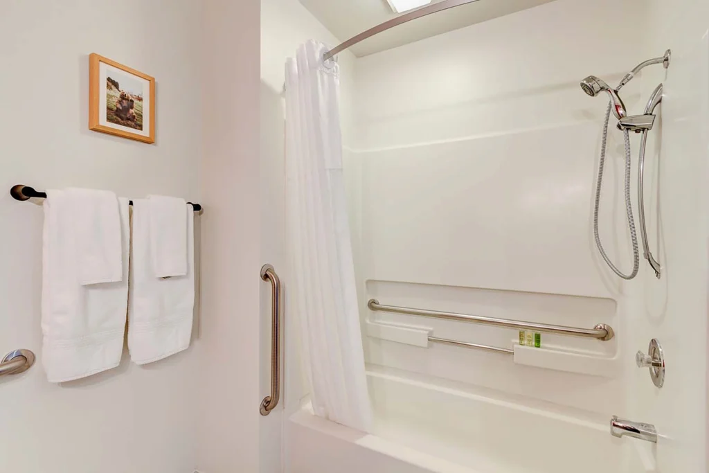 feature Duke Family Suite shower