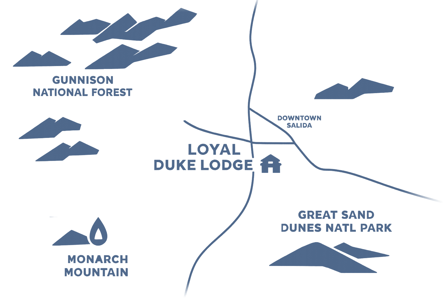 Salida Area Map